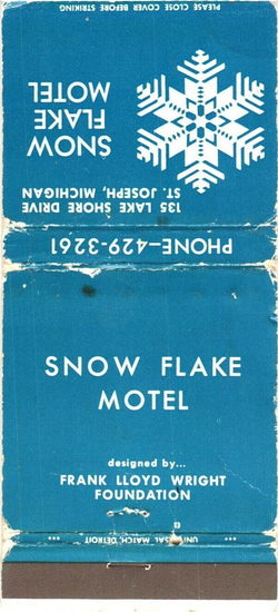 Snow Flake Motel - Matchbook (newer photo)